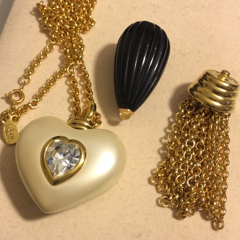 Joan Rivers Heart Changeable Charms Necklace